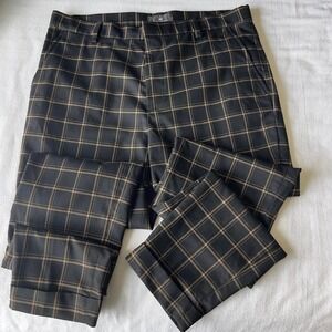 H&M Skinny Fit Plaid Trousers